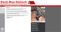 Desktop Screenshot of dach-bau-guelisch.de